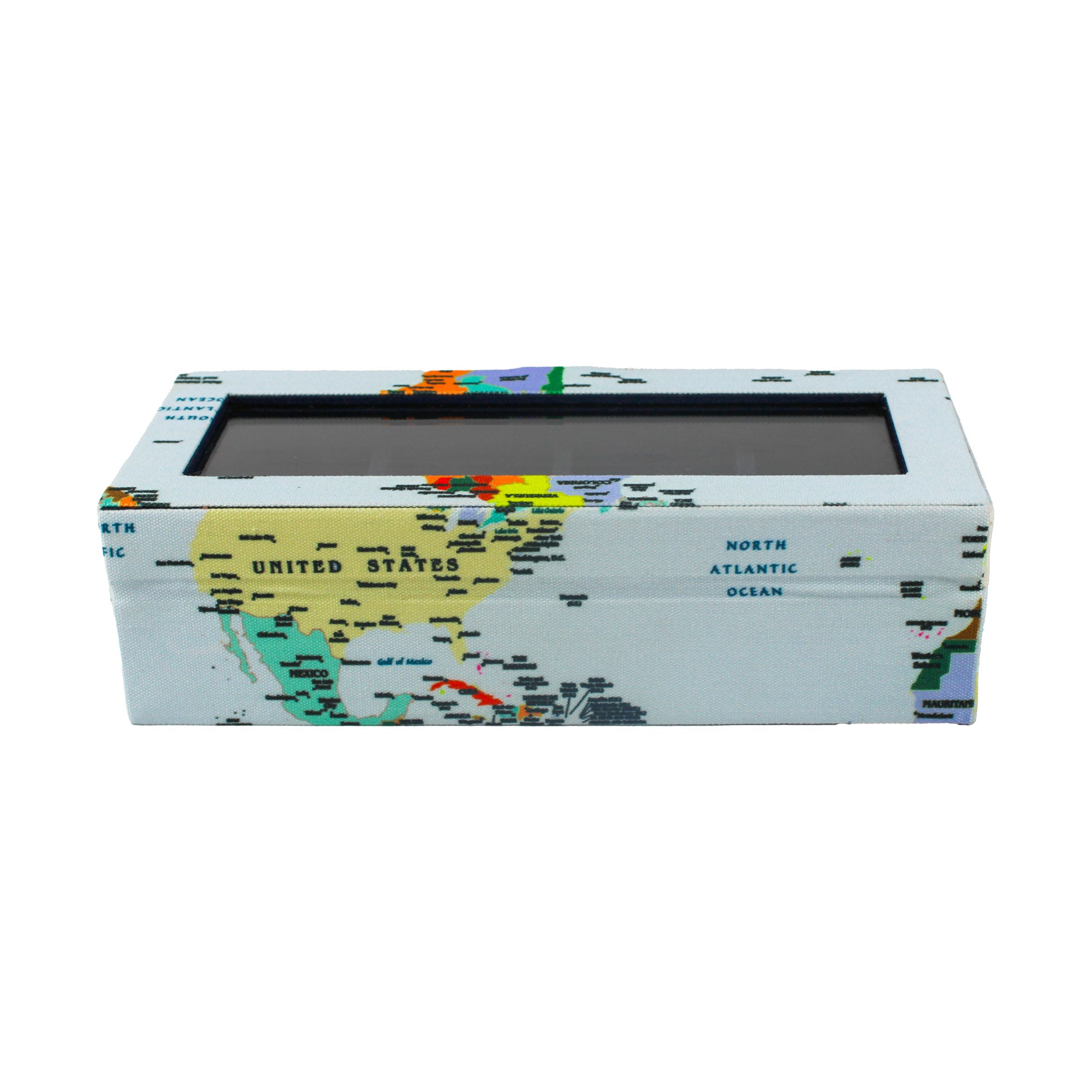 World Map Watch Box